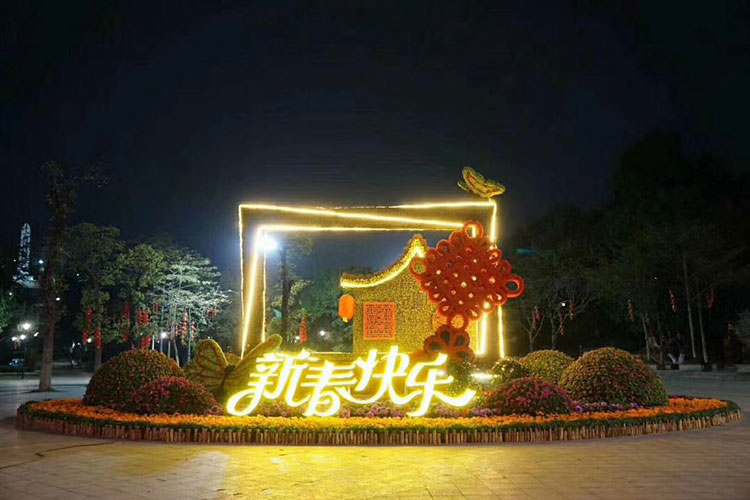 仿真綠雕植物雕塑園林?jǐn)[件景觀雕塑大型景觀造型