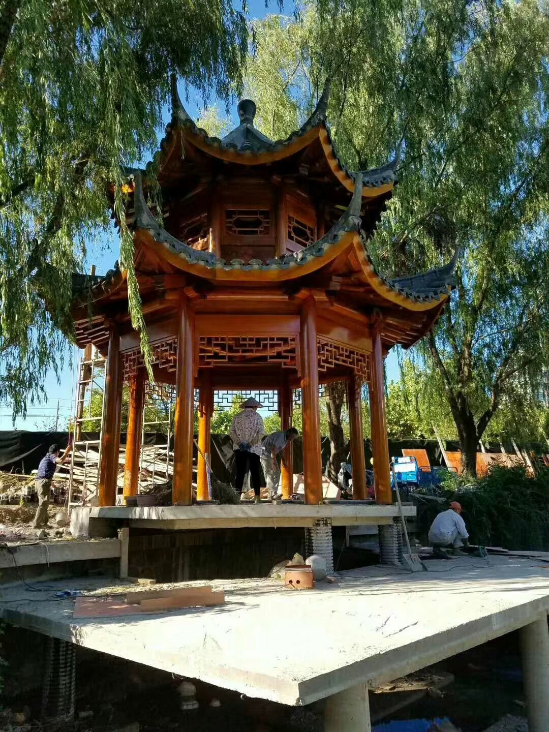 古建涼亭圖片/古建涼亭樣板圖 (1)