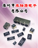 1*4 RJ45插座图片