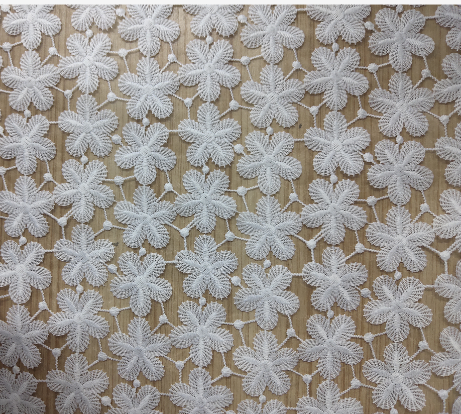 網(wǎng)布牛奶絲刺繡婚紗布?xì)W根紗花邊圖片/網(wǎng)布牛奶絲刺繡婚紗布?xì)W根紗花邊樣板圖 (3)