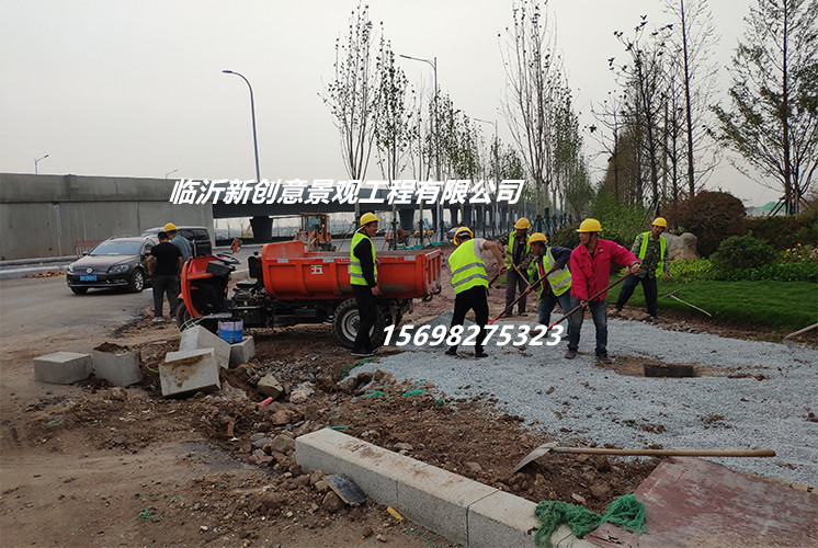 山東露骨料透水混凝土廠家圖片