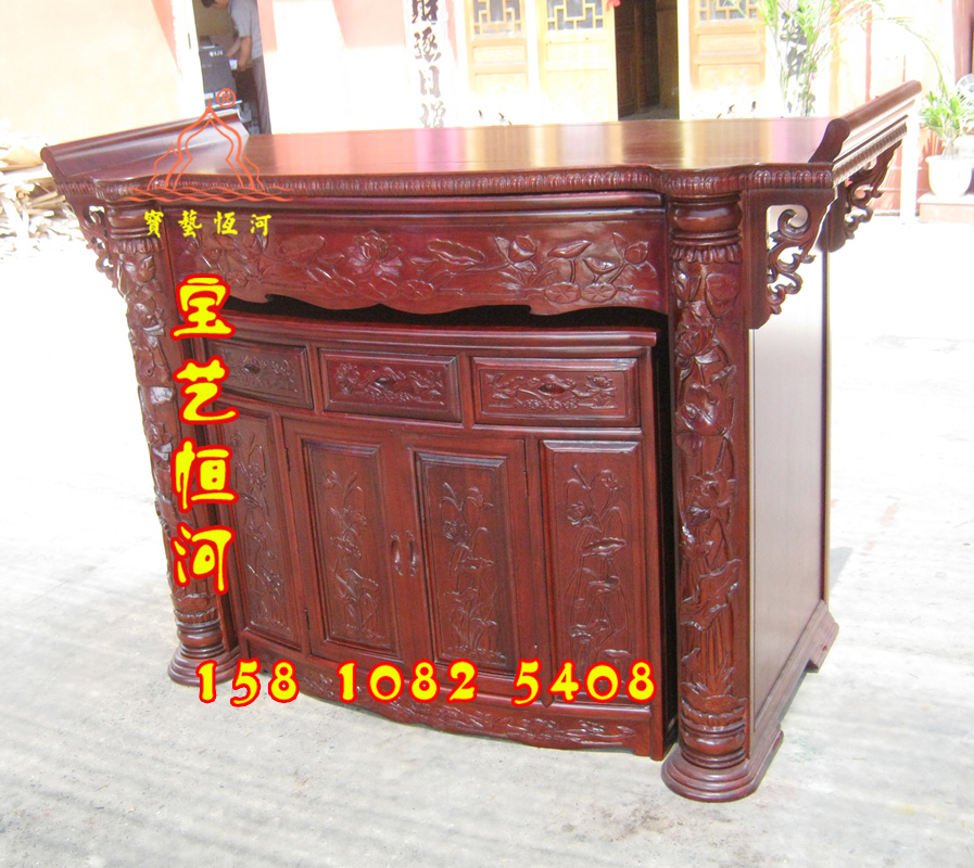 佛桌佛龕圖片/佛桌佛龕樣板圖 (3)