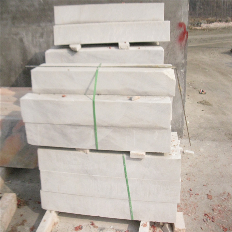 雪花白石材石柱 異型裝飾石材批發(fā)