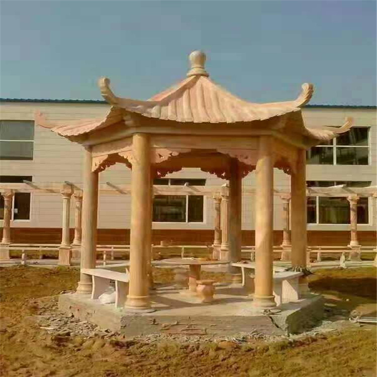 公園石亭子.石亭 大理石涼亭產(chǎn)地供應(yīng) 1套起批