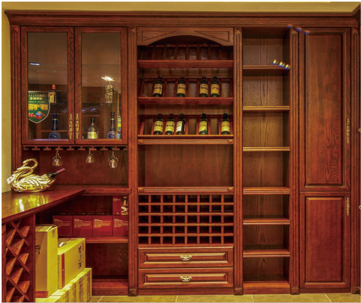 全鋁整板酒柜圖片/全鋁整板酒柜樣板圖 (3)