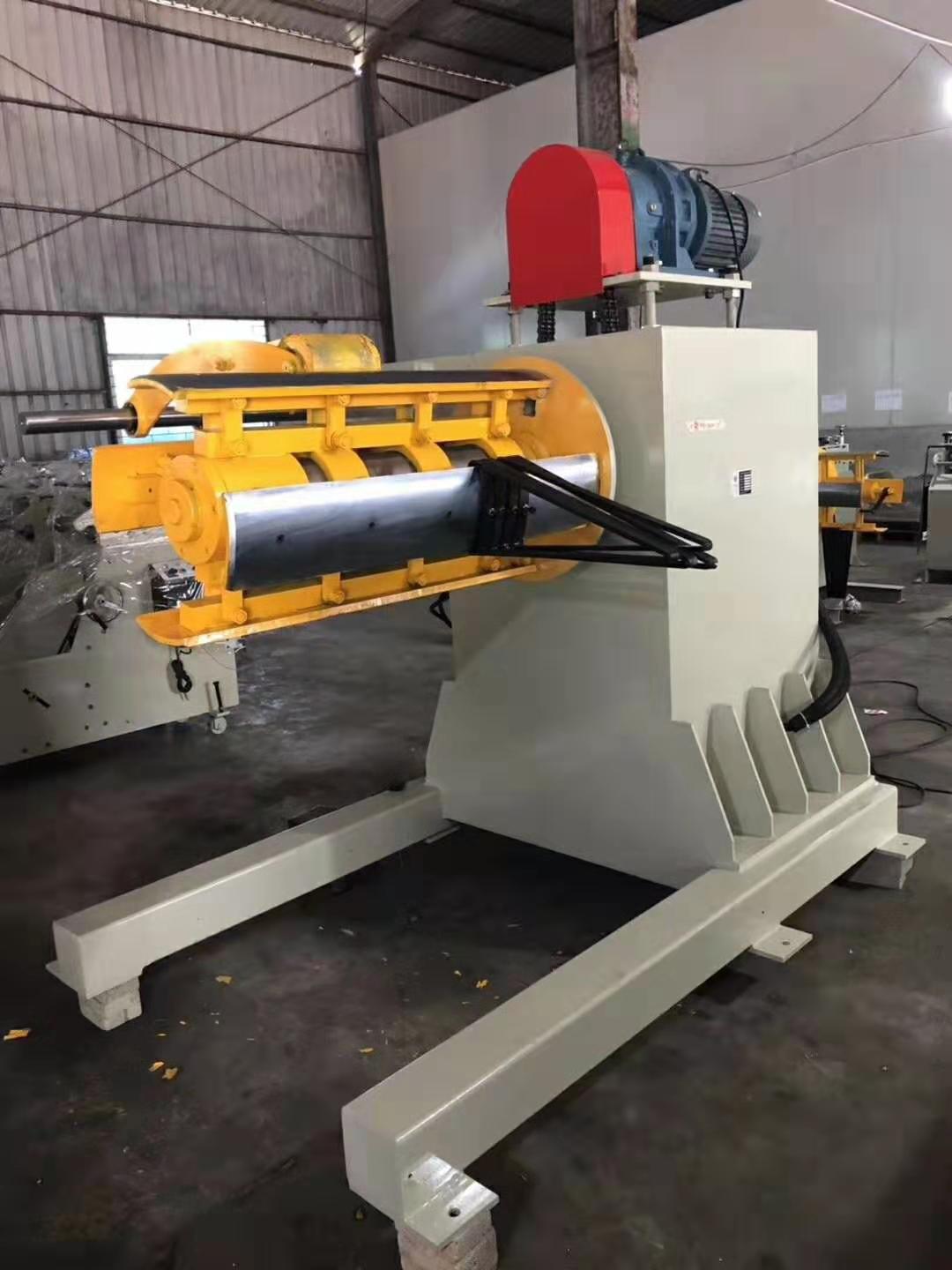 重型材料架青島拓一MT系列 自動開卷機(jī) 放料架 載重量大 性能穩(wěn)定 用于五金沖床沖壓 剪板放料