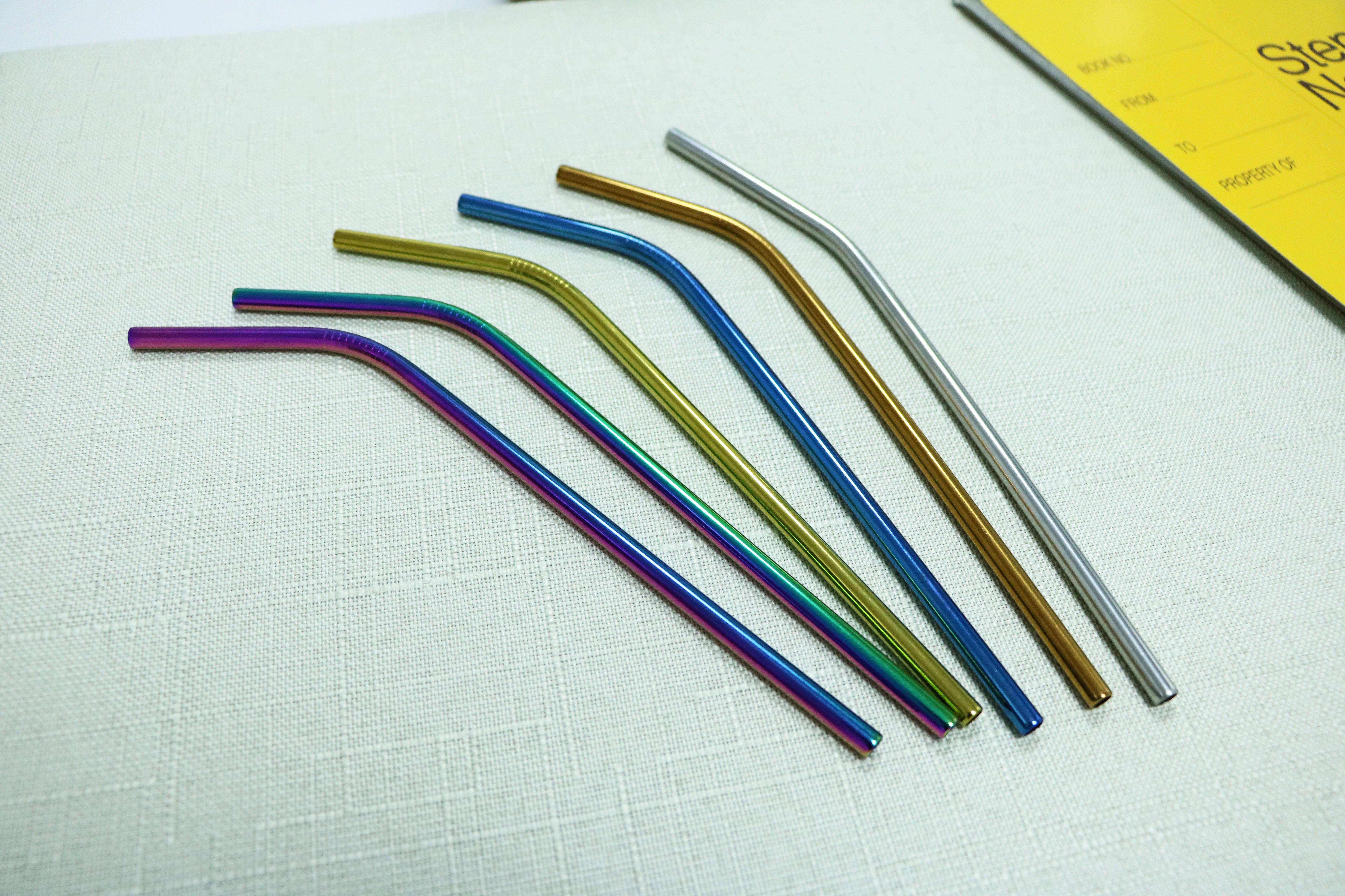 CHEZD304不銹鋼吸管家用彎曲金屬循環(huán)使用飲料雞尾酒梅森杯吸管長(zhǎng)