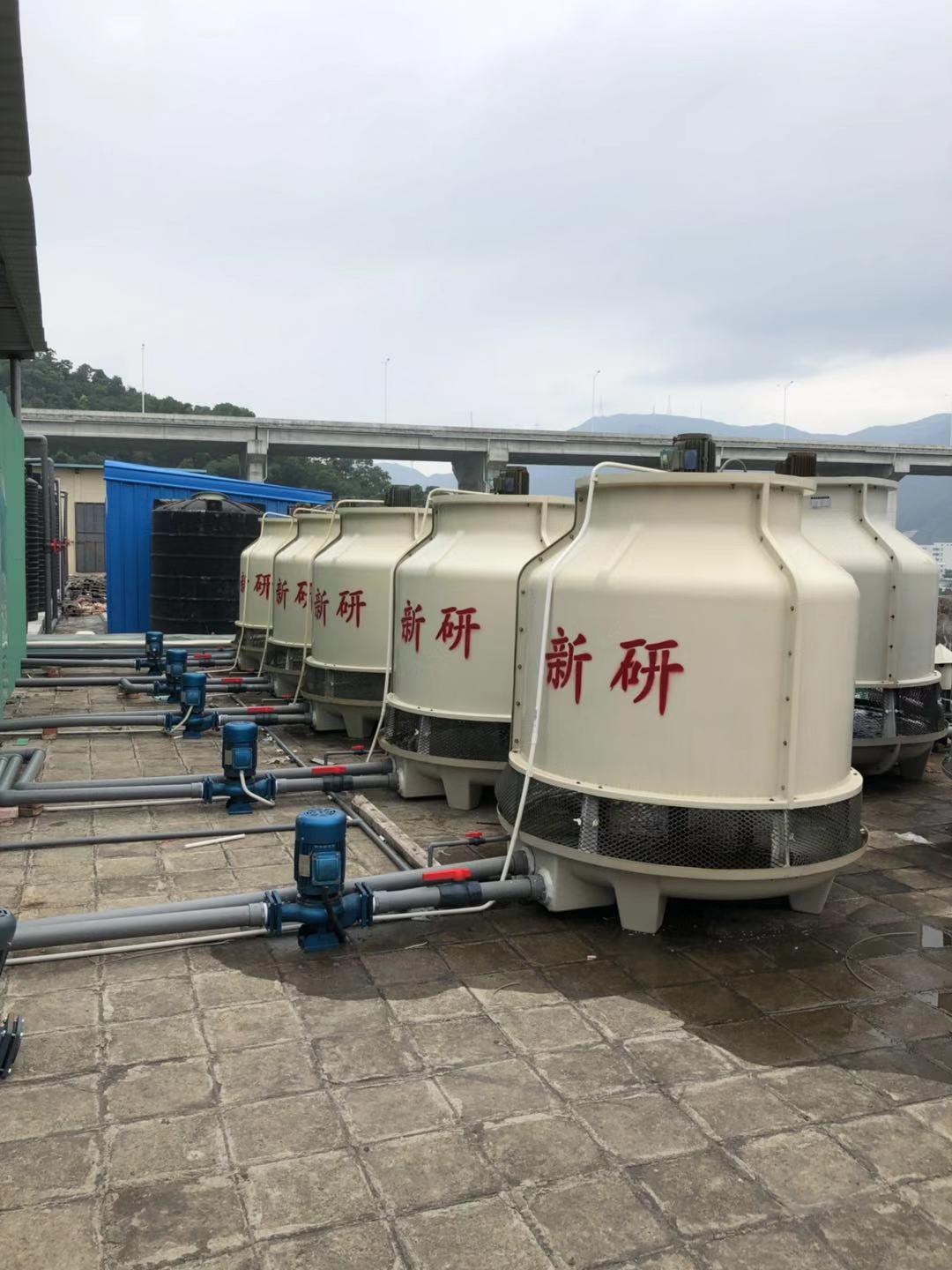 工業(yè)冷卻塔 圓形逆流式玻璃鋼工業(yè)冷卻水塔*