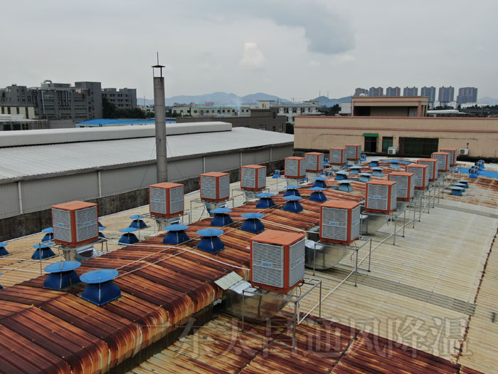 注塑車間降溫方案圖片