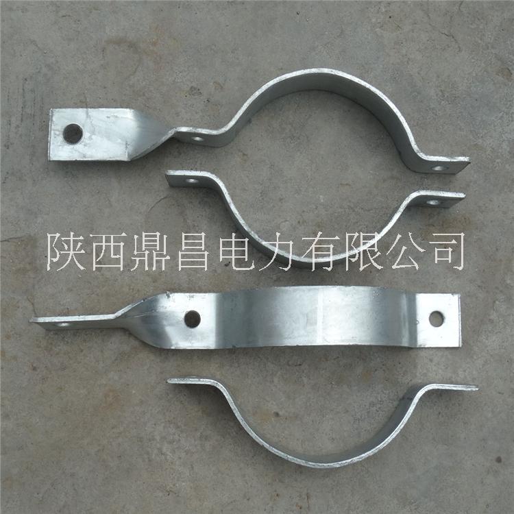 廠家直銷(xiāo) 熱鍍鋅抱箍電線桿抱箍 熱鍍鋅挑線抱箍 拉線抱箍電力金具 線路絕緣子 線路鐵附件 電桿抱箍 電桿卡箍