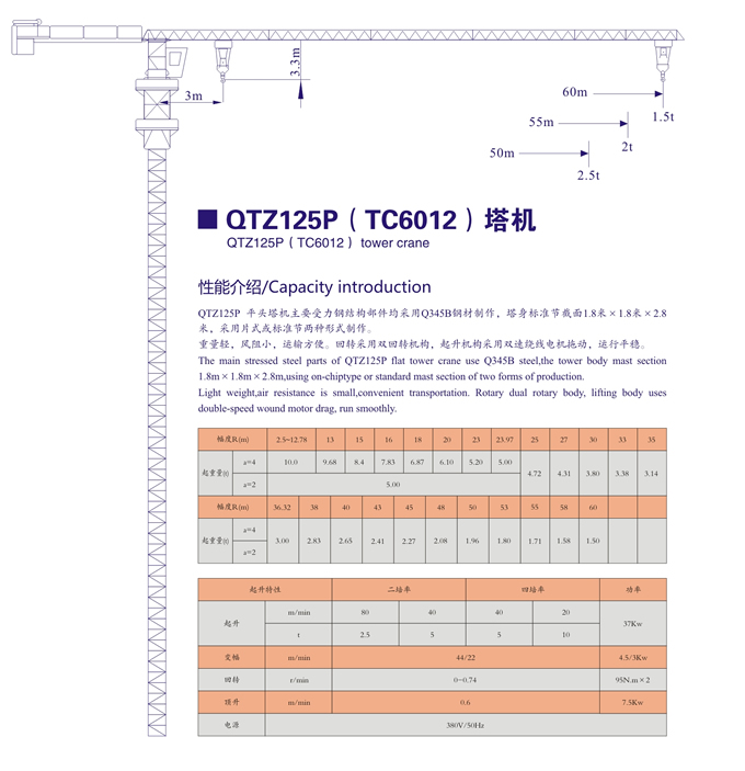 平頭塔機起重機圖片/平頭塔機起重機樣板圖 (4)