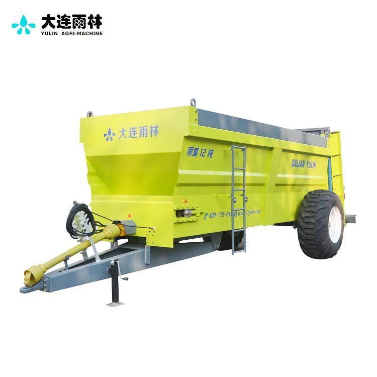 1304拖拉機帶農家肥撒肥車圖片