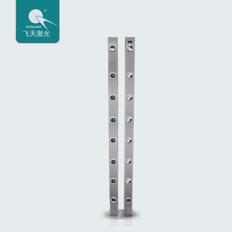 落地式激光對射入侵探測報警器入侵防盜探測周界報警系統 飛天落地式激光對射入侵探測報警器