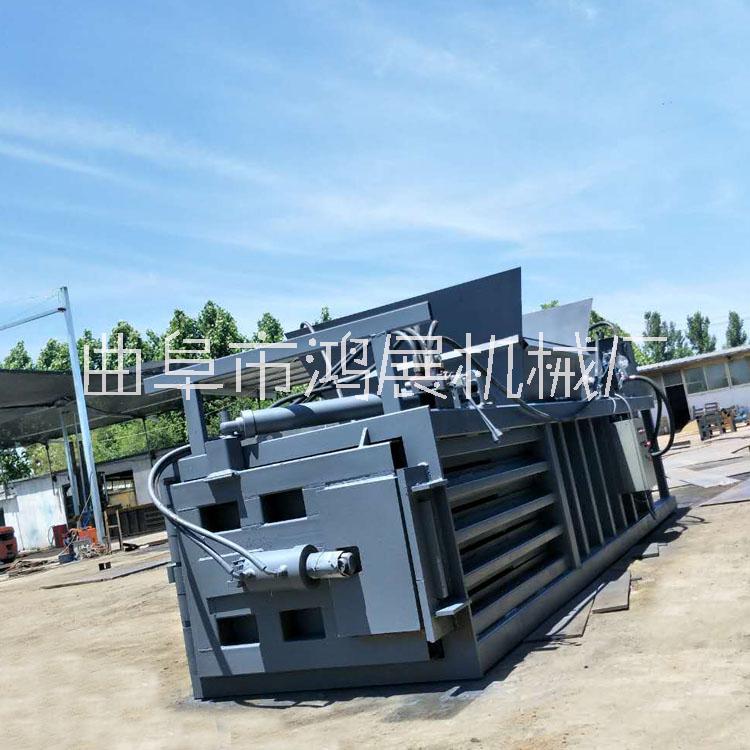 120噸塑料瓶臥式壓包機 廢塑料布打包機臥式100噸價格