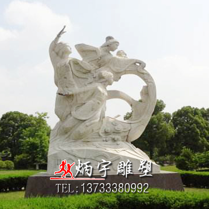 炳宇雕塑 牛郎織女神話雕塑圖片/炳宇雕塑 牛郎織女神話雕塑樣板圖 (1)