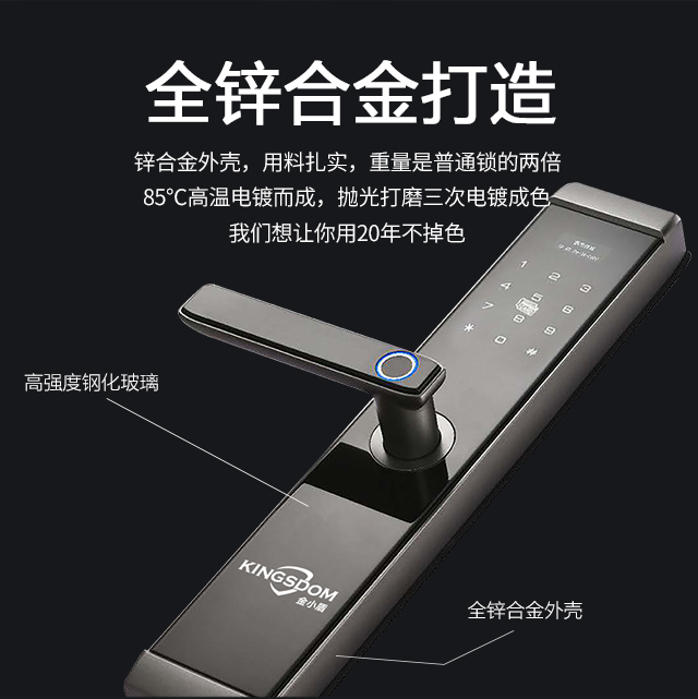 智能指紋門鎖圖片/智能指紋門鎖樣板圖 (1)