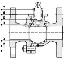 电动调节球阀_内部结构图