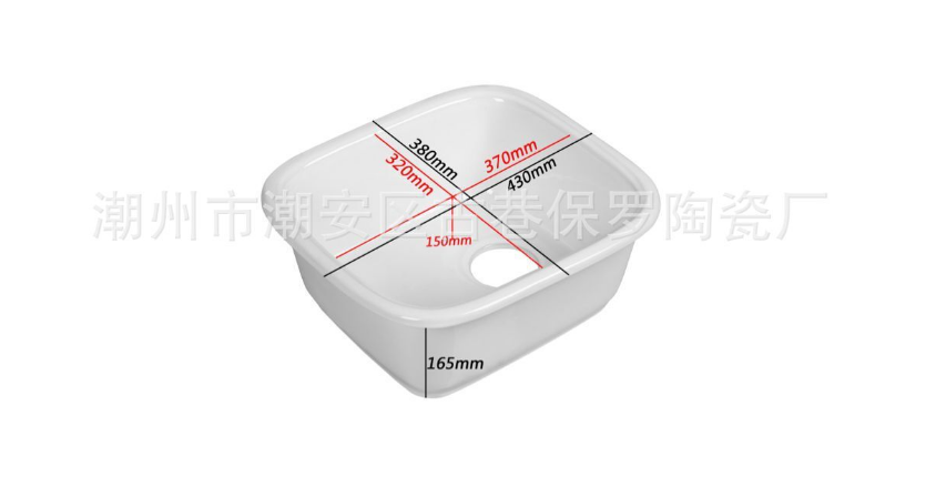 厨房水槽供应厂家、价格、价钱、报价【潮州市潮安区古巷保罗陶瓷厂】厨房水槽图片