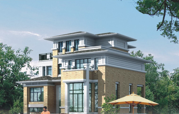 鋼構(gòu)別墅圖片/鋼構(gòu)別墅樣板圖 (2)