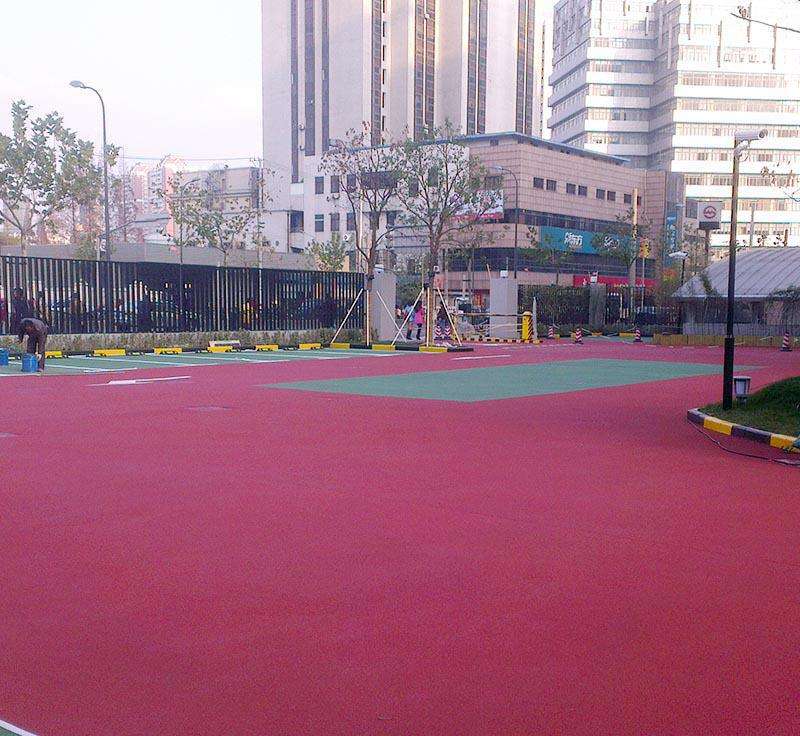 彩色防滑路面圖片/彩色防滑路面樣板圖 (4)