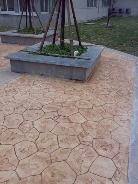 簡陽市、 簡陽市、壓花路面