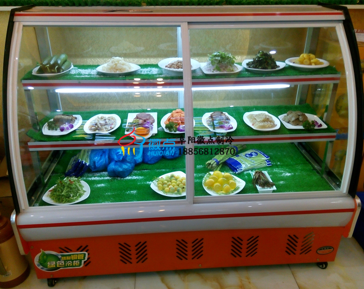 超市生鮮設(shè)備熟食展示柜圖片/超市生鮮設(shè)備熟食展示柜樣板圖 (4)