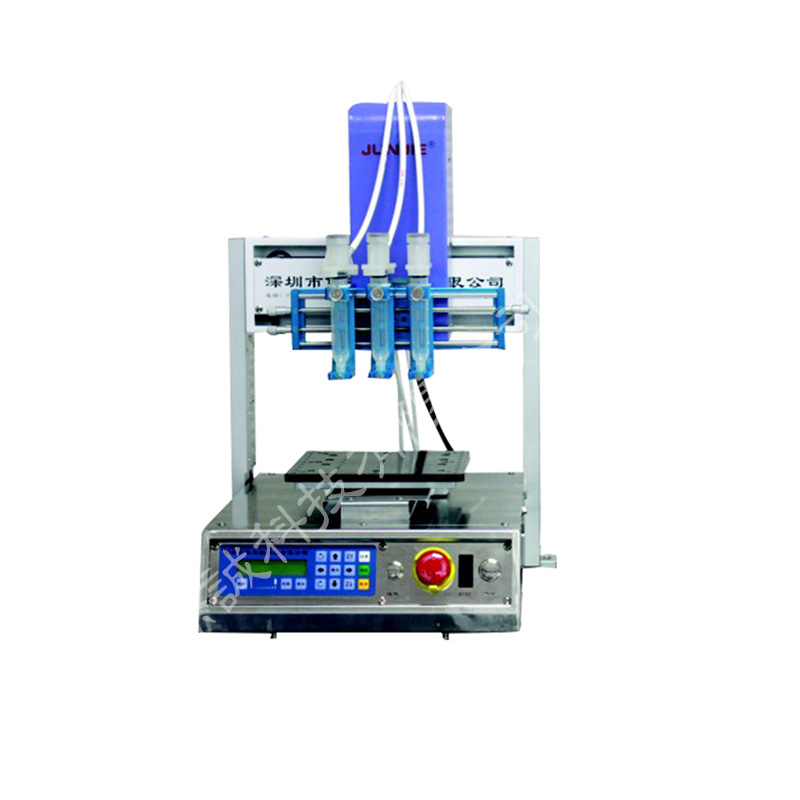 厂家生产深圳三轴胶机全自动点胶机 55CC针筒一出三 J003-Z3A8图片