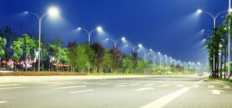 城市道路照明 LED路灯照明 道路亮化工程图片