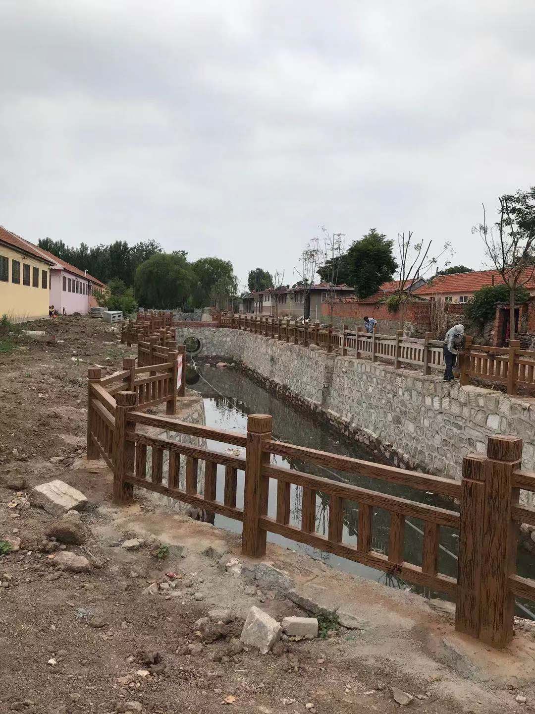 水泥仿木護欄圖片/水泥仿木護欄樣板圖 (3)