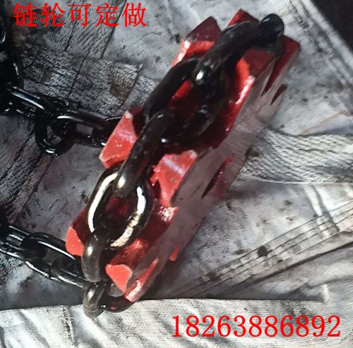 魯興提升機(jī)配件26厘粗鏈條鏈輪鏈鉤