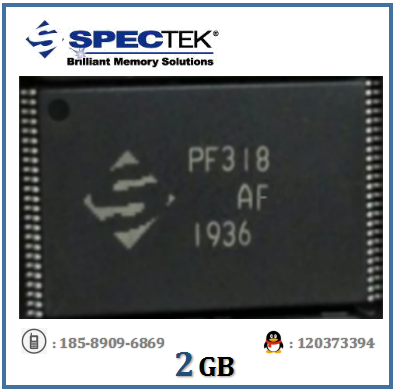 镁光SPECTEK2GB闪存芯片 25纳米 MLC 48脚 存储IC