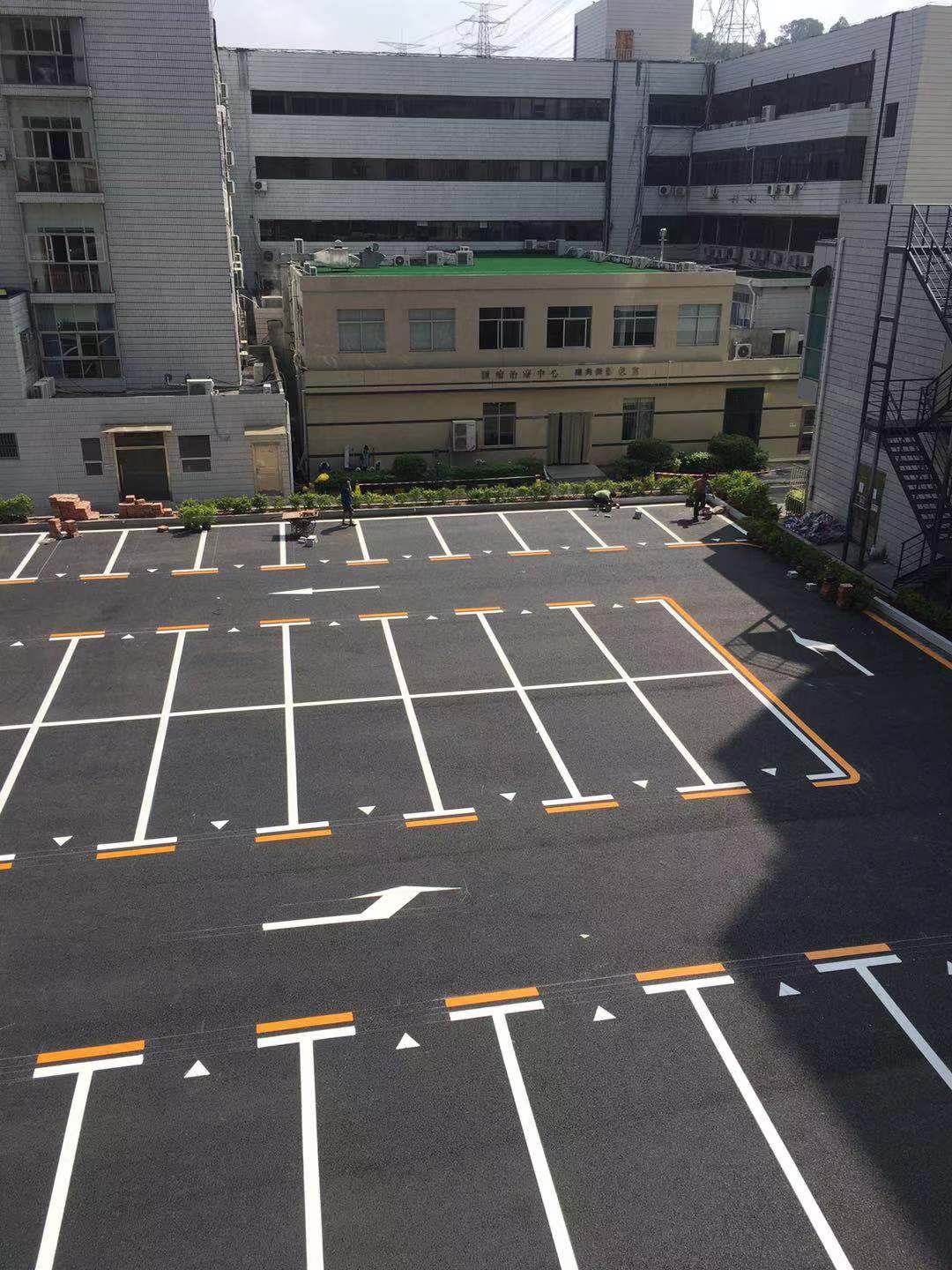 停車位劃線圖片/停車位劃線樣板圖 (3)