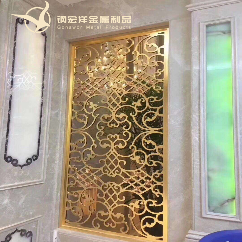佛山廠家不銹鋼屏風隔斷定制圖片/佛山廠家不銹鋼屏風隔斷定制樣板圖 (4)
