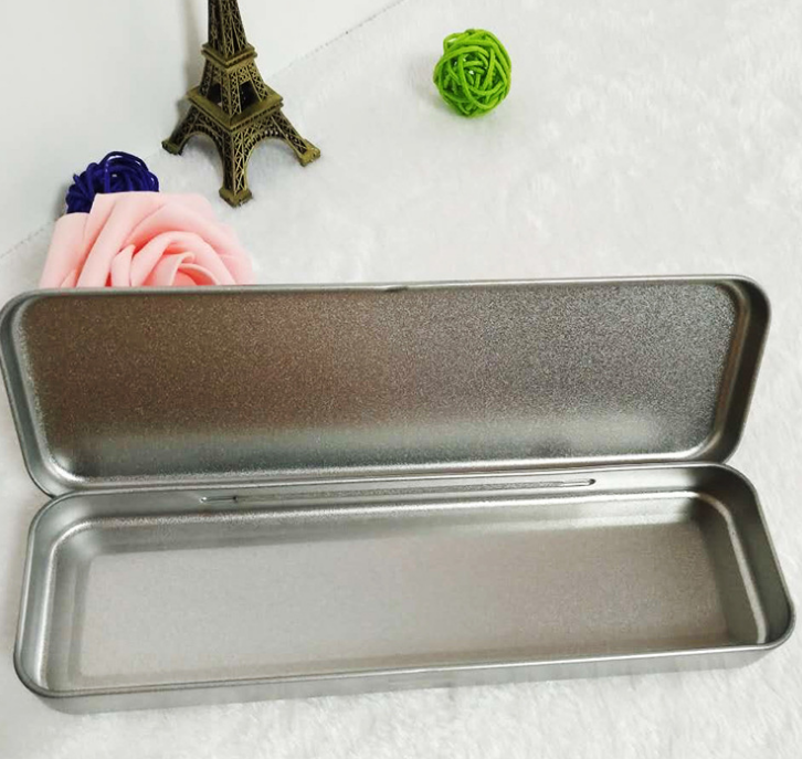 廠家供應馬口鐵方形鐵盒磨砂鐵文具盒鉛筆盒定制學習用品鐵盒筆盒 文具筆盒