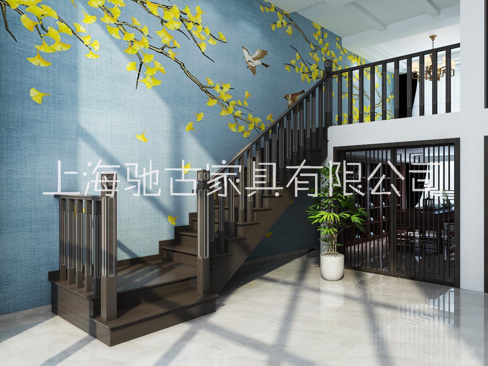 實木樓梯圖片/實木樓梯樣板圖 (2)