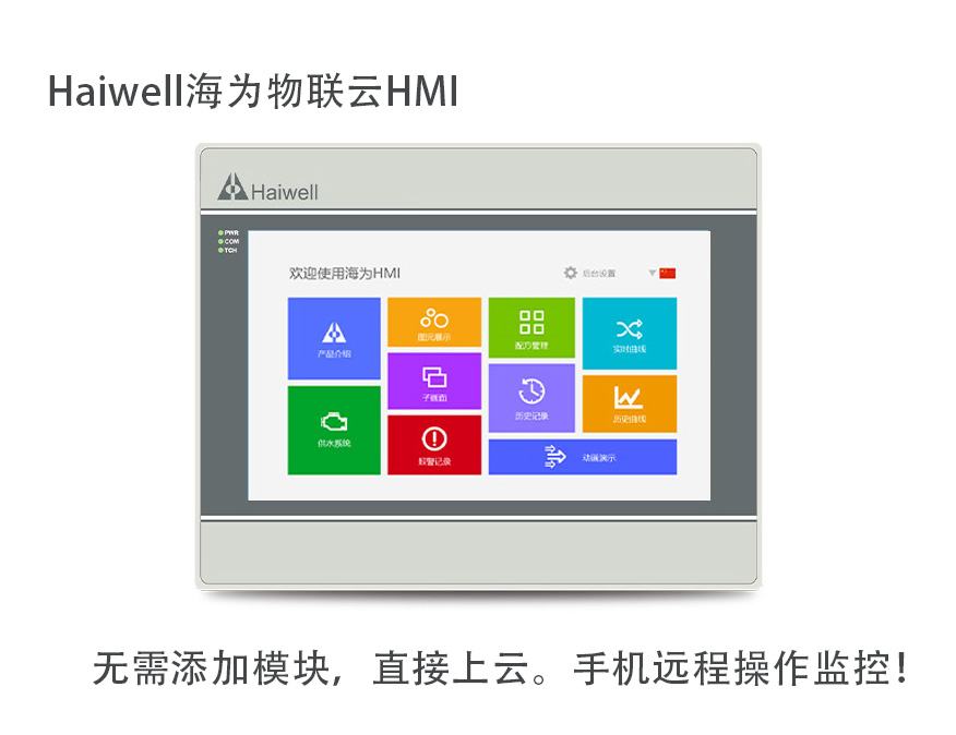 海为工业物联网云HMI远程监控 10寸高速HMI图片