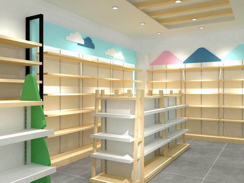 廣安母嬰店展柜貨柜訂做廠家圖片