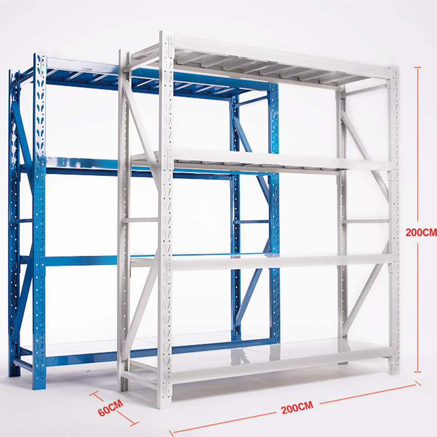 单层承重300KG仓储货架加厚中型货架工厂仓库专用货物分类架厂家直销送货上门