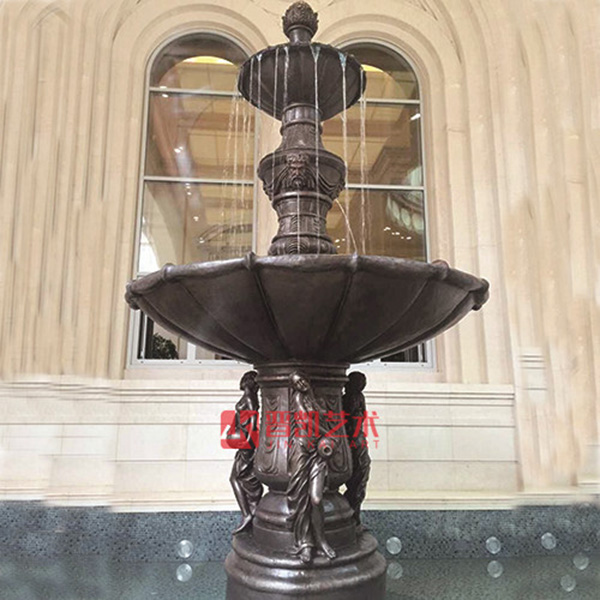 噴水池制作廠 銅水缽加工  噴水雕塑裝置 園林景觀雕塑