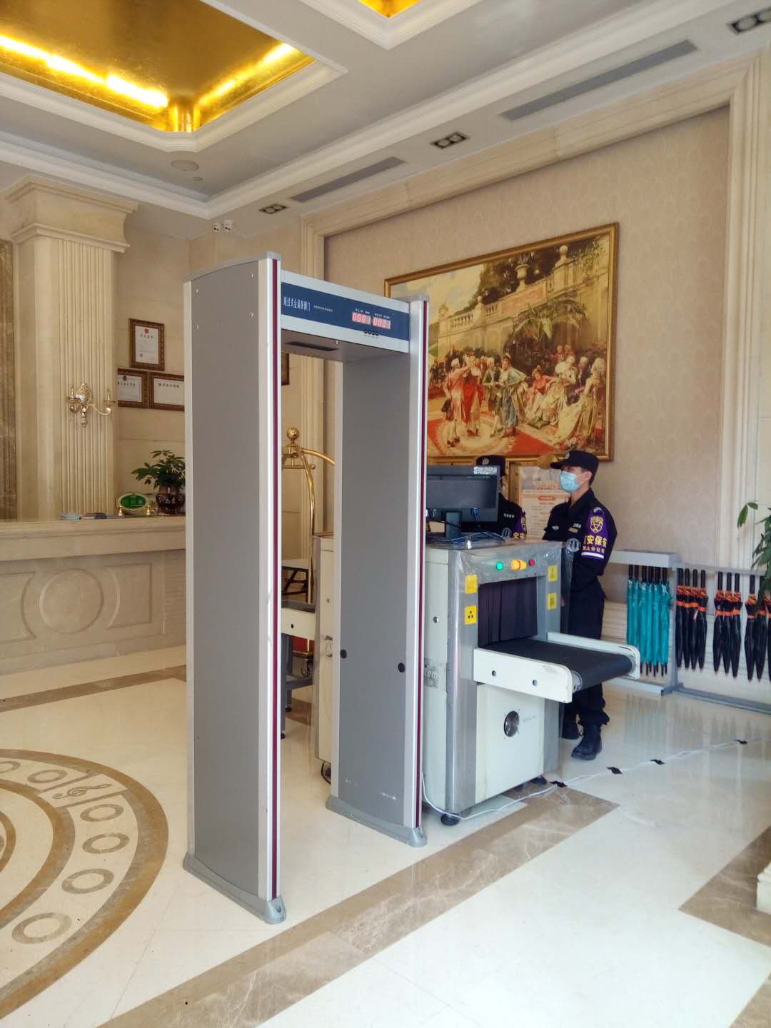 汕尾電鍍廠安檢門出售圖片