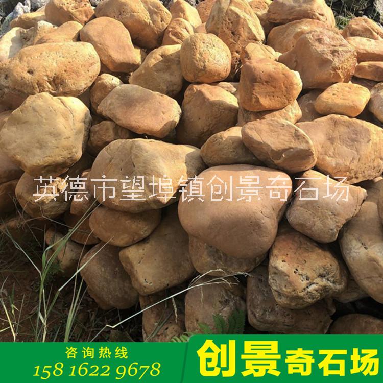 廣東英德黃蠟石廠家 黃蠟石綠化圖片