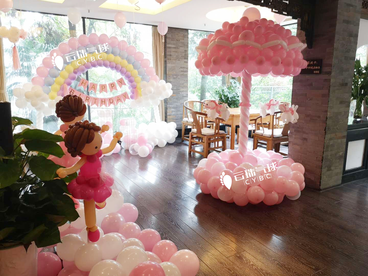 氣球裝飾圖片/氣球裝飾樣板圖 (3)