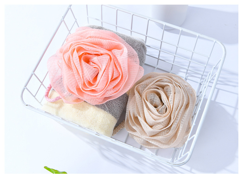 沐浴球 浴花 沐浴花廠家  玫瑰花沐浴花 玫瑰花沐浴花 玫瑰洗澡球