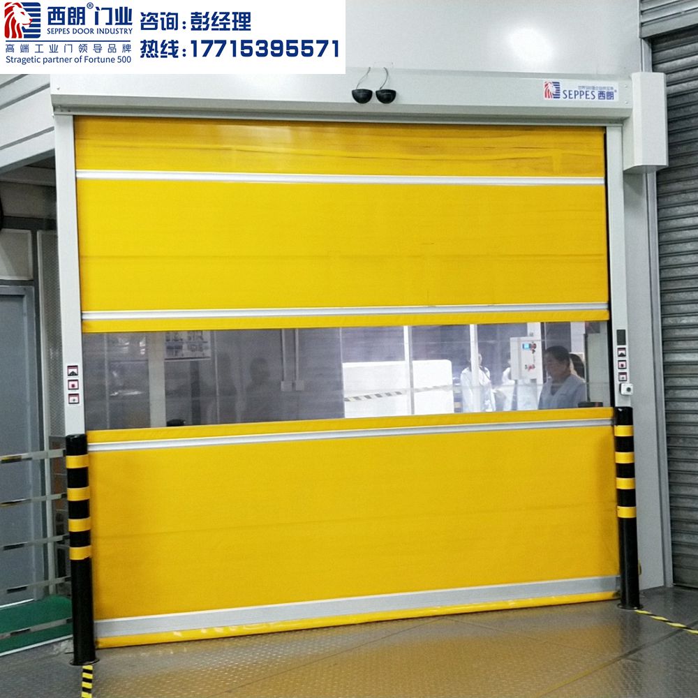 南通電子車間快速卷簾門圖片