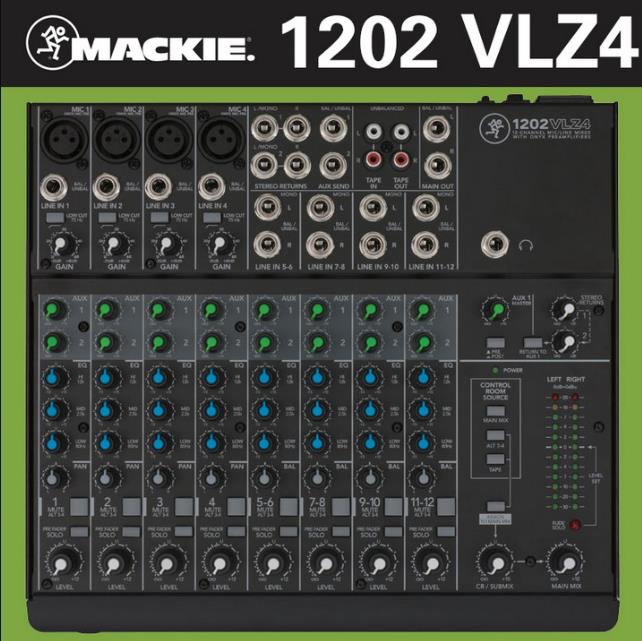 美奇(MACKIE)1202VLZ4 12通道調(diào)音臺(tái)參數(shù)廠家 1202VLZ4調(diào)音臺(tái)