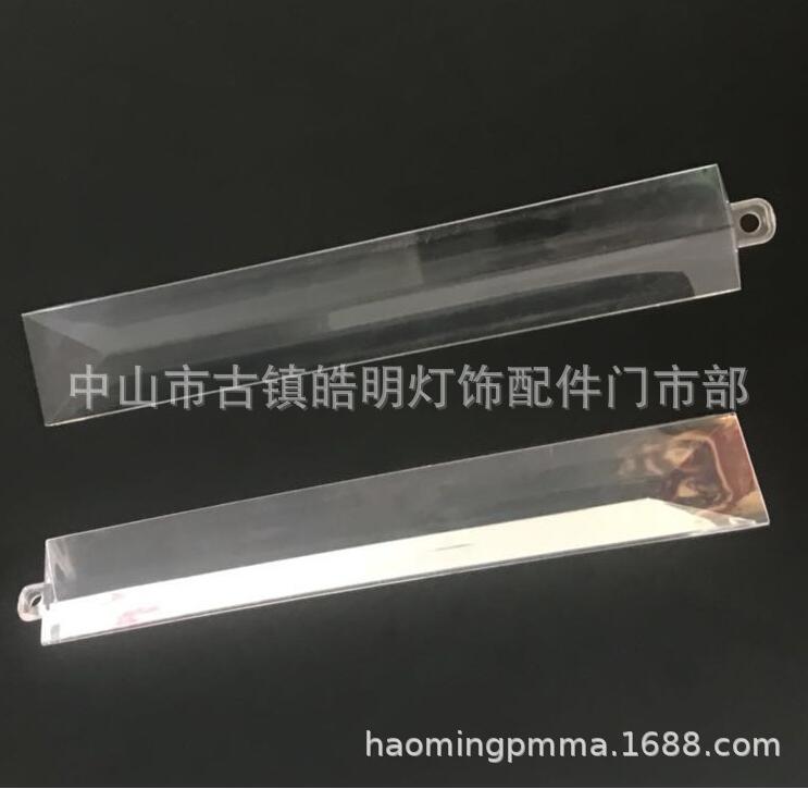 廠家直銷 海量供應(yīng) 亞克力三角棒 三角條長200正三角一頭吊孔 200mm正三角