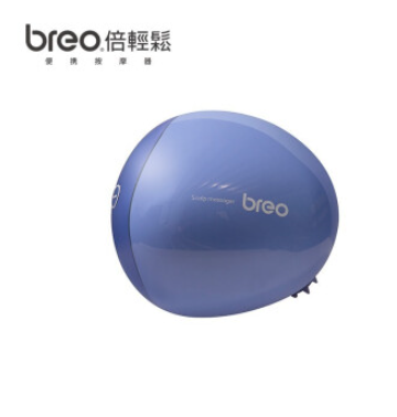倍輕松（breo） 頭部頭皮按摩 Scalp Mini炫酷藍龍抓手 迷你頭皮按摩器