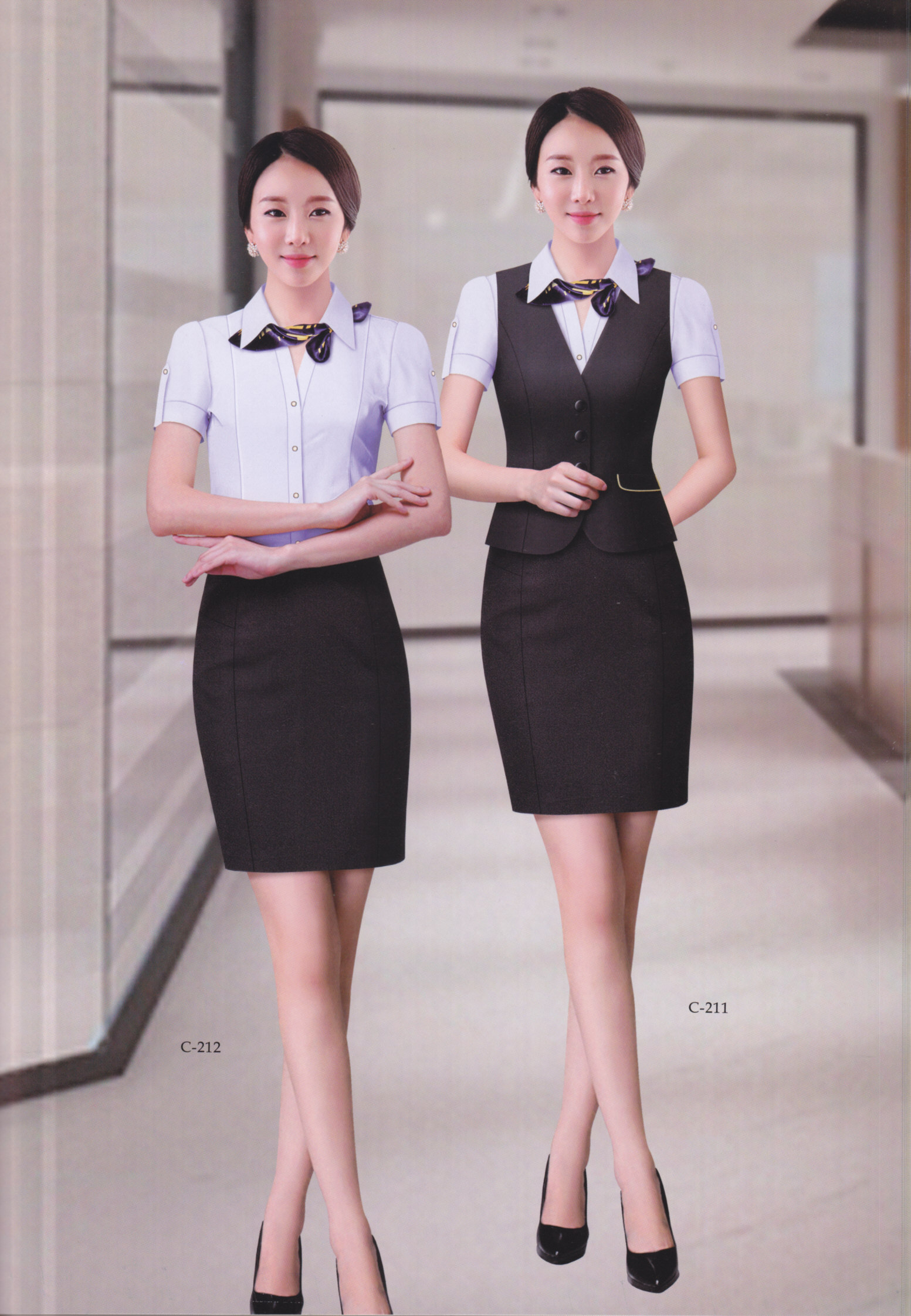 洪雅縣酒店工作服夏季定做派登服飾圖片