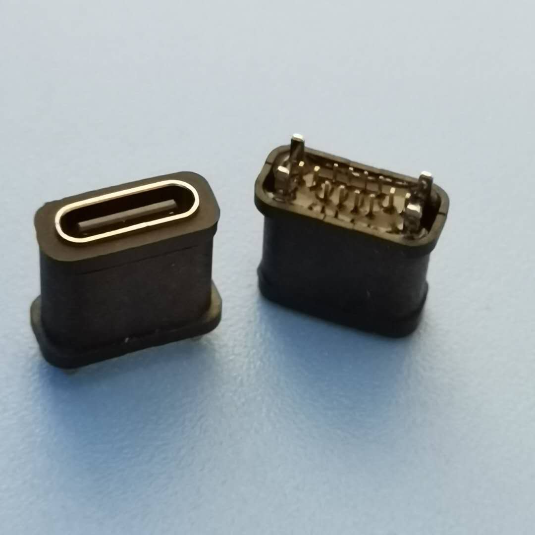 TYPE-C母座防水直插16PI圖片/TYPE-C母座防水直插16PI樣板圖 (3)