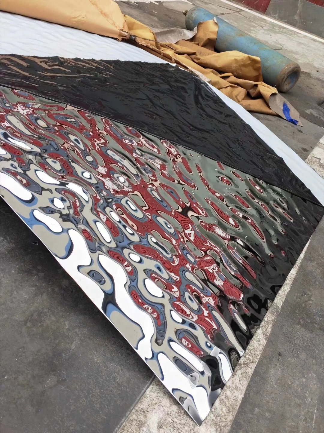 水波紋板圖片/水波紋板樣板圖 (3)